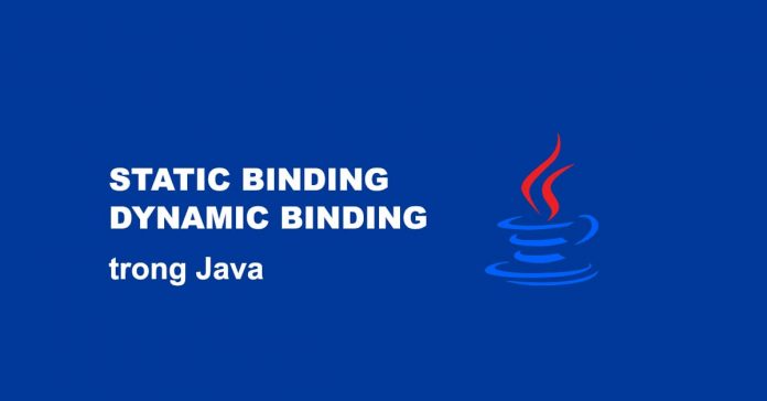 Static Binding và Dynamic Binding trong Java